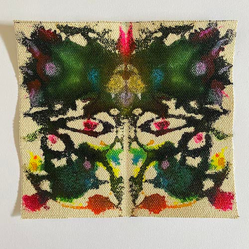 "ACCEPTANCE" - Intuitive Inkblot Talisman