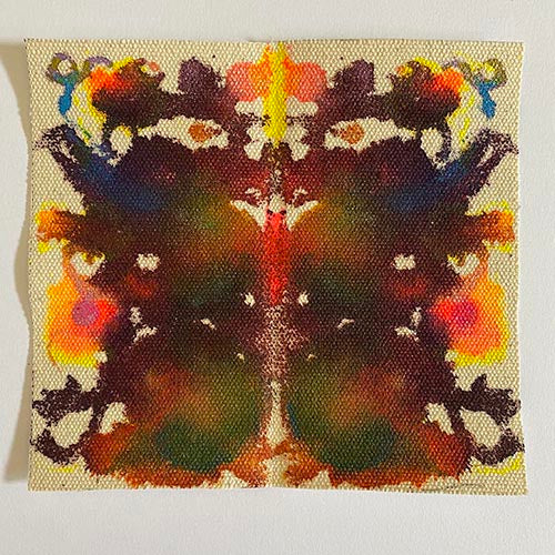 "CYCLE" - Intuitive Inkblot Talisman