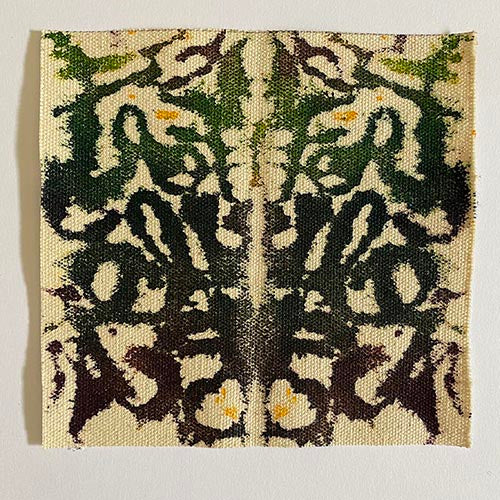 "FERTILE SCAR" - Intuitive Inkblot Talisman
