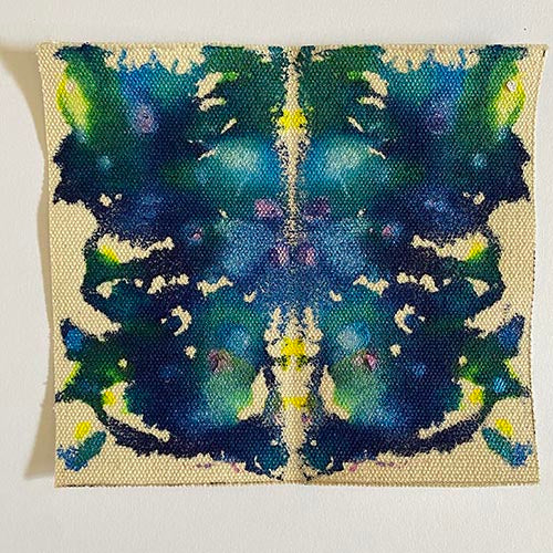 "GRIEF" - Intuitive Inkblot Talisman