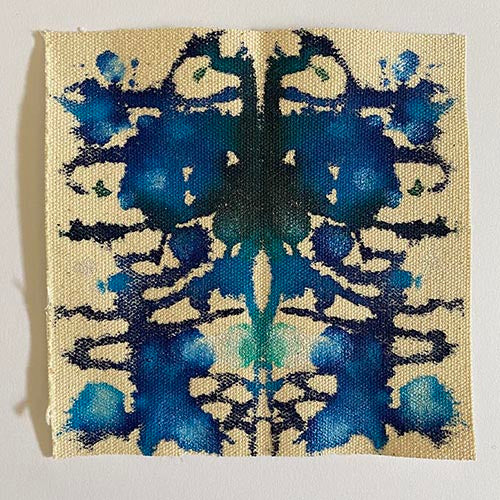 "NIGHT" - Intuitive Inkblot Talisman