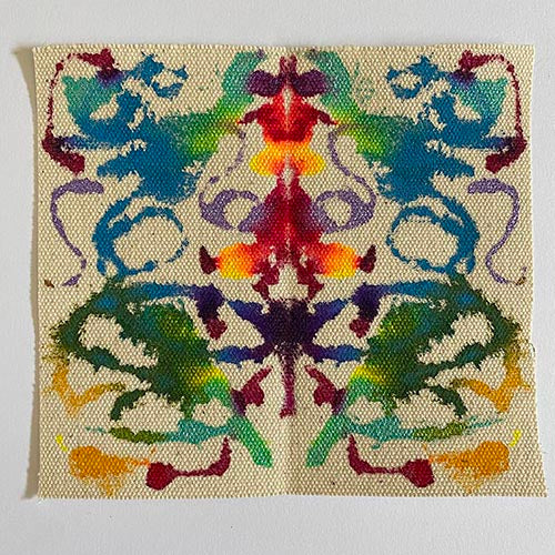 "PRESENCE" - Intuitive Inkblot Talisman